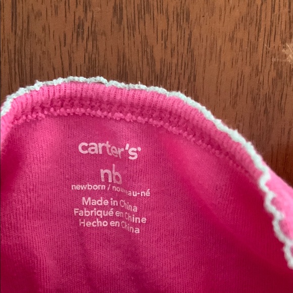 🍊5/$25 Carter's Newborn Pink Cotton Footies - Picture 6 of 6